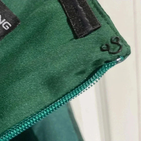 Alfred Sung forest green satin long dress size 14 - Picture 10 of 15